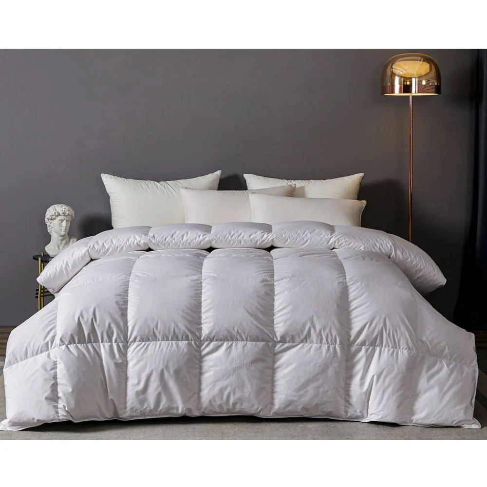 Twin Ducks Marsala Canadian Origin White Down Queen Duvet