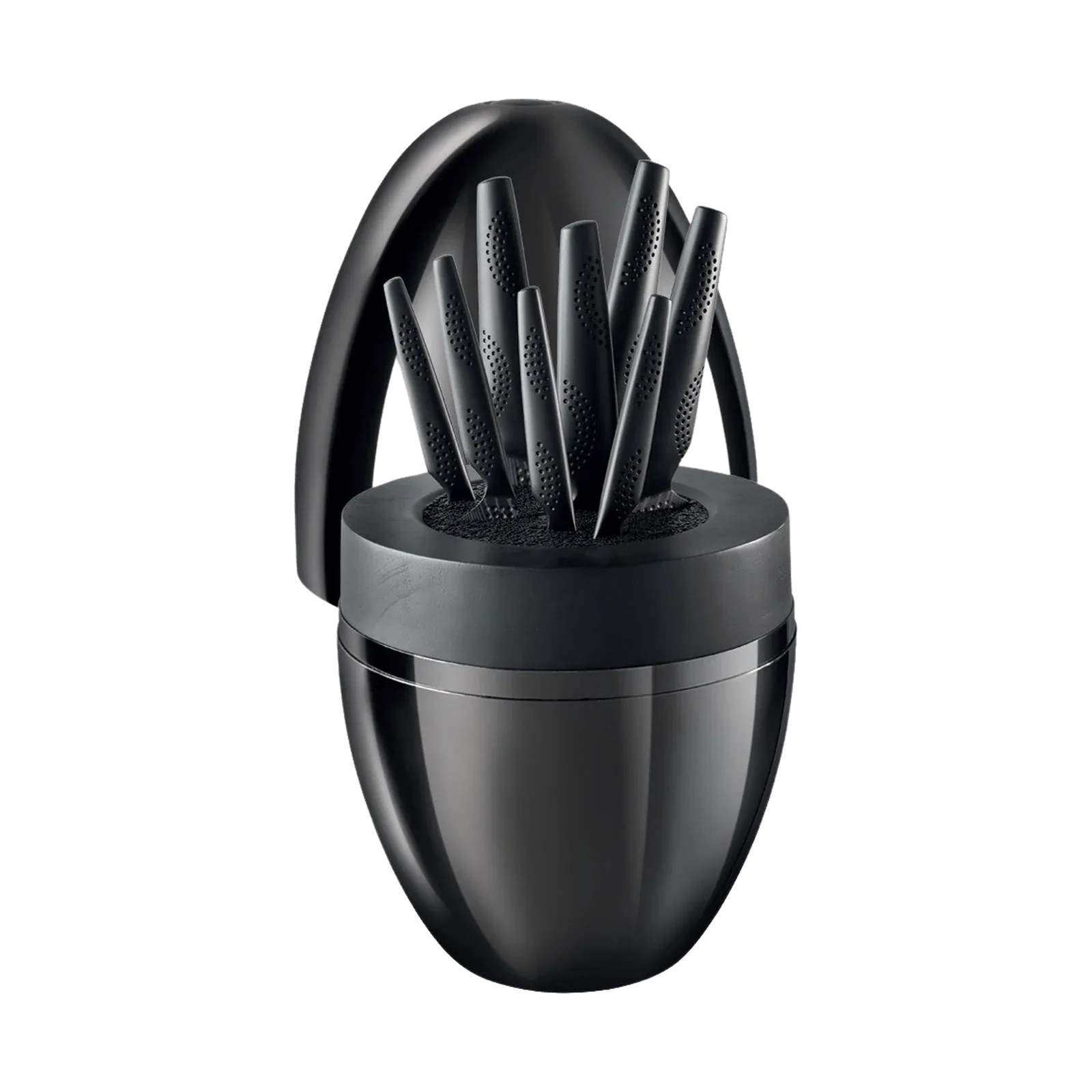Id3 Black Samurai Egg Knife Block 9PC